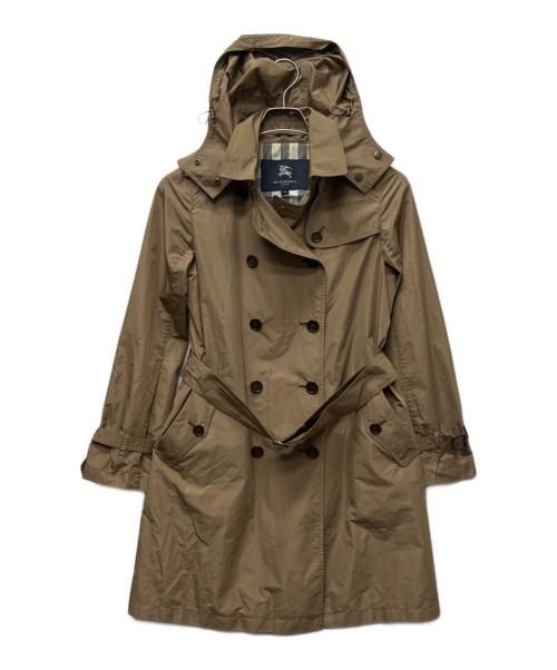 BURBERRY LONDON（バーバリーロンドン）BURBERRY LONDON (バーバリーロンドン) ナイロントレンチコート ブラウン サイズ:３８の古着・服飾アイテム