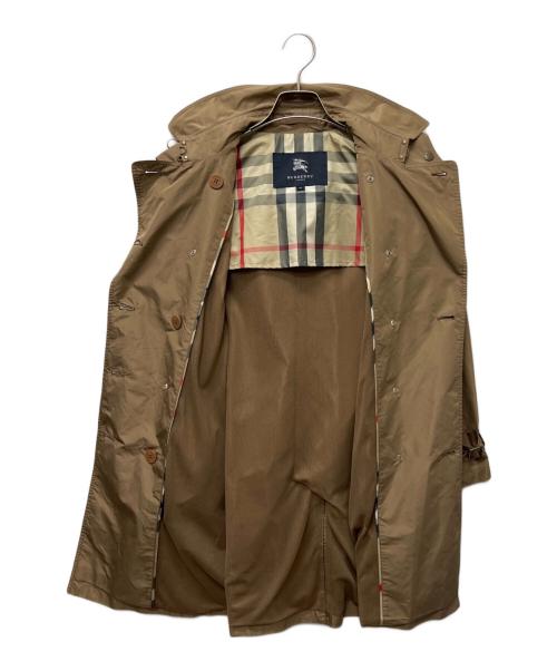 BURBERRY LONDON（バーバリーロンドン）BURBERRY LONDON (バーバリーロンドン) ナイロントレンチコート ブラウン サイズ:３８の古着・服飾アイテム