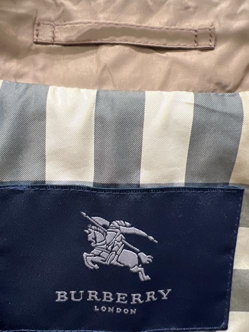 BURBERRY LONDON（バーバリーロンドン）BURBERRY LONDON (バーバリーロンドン) ナイロントレンチコート ブラウン サイズ:３８の古着・服飾アイテム