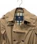 中古・古着 BURBERRY LONDON (バーバリーロンドン) ナイロントレンチコート ブラウン サイズ:３８：9000円