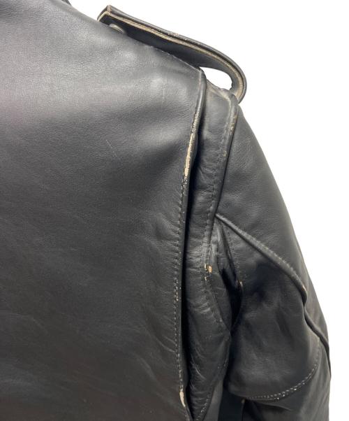 Schott PERFECTO（ショット パーフェクト）Schott PERFECTO (ショット パーフェクト) ダブルライダースジャケット ブラック サイズ:３８の古着・服飾アイテム