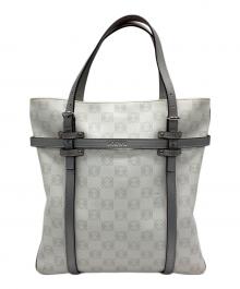 LOEWE（ロエベ）の古着「アナグラムトートバッグ」｜ホワイト×グレー