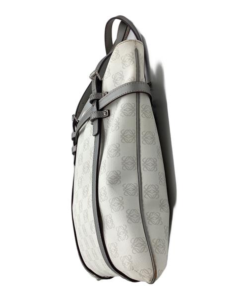 LOEWE（ロエベ）LOEWE (ロエベ) アナグラムトートバッグ ホワイト×グレーの古着・服飾アイテム