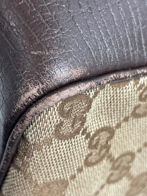 GUCCI（グッチ）GUCCI (グッチ) バンブーハンドルトートバッグ ブラウンの古着・服飾アイテム