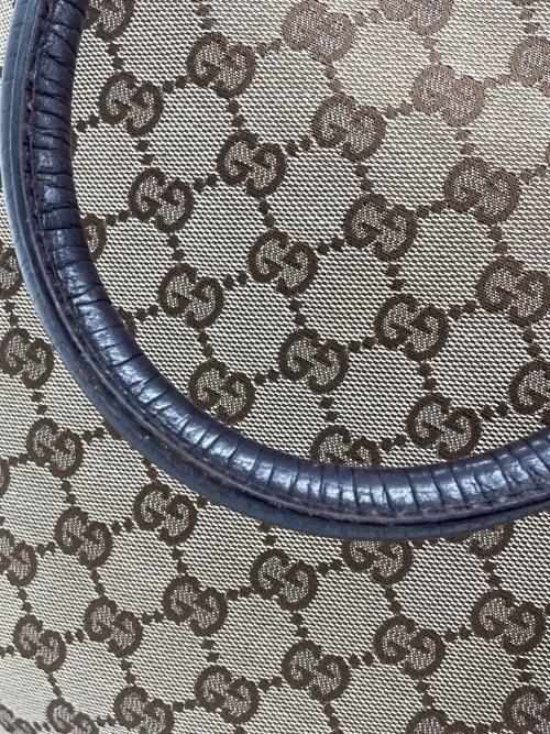 GUCCI（グッチ）GUCCI (グッチ) バンブーハンドルトートバッグ ブラウンの古着・服飾アイテム
