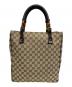 GUCCI（グッチ）の古着「バンブーハンドルトートバッグ」｜ブラウン