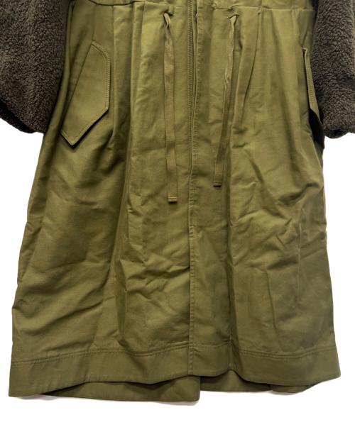 CLANE（クラネ）CLANE (クラネ) BOA SLEEVE MODS COAT オリーブ サイズ:２の古着・服飾アイテム