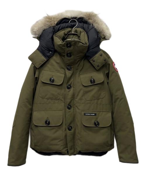 CANADA GOOSE（カナダグース）CANADA GOOSE (カナダグース) RUSSELL PARKA カーキ サイズ:Ｍの古着・服飾アイテム