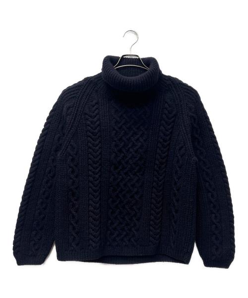 INVERALLAN（インバーアラン）INVERALLAN (インバーアラン) タートルネックニット ネイビー サイズ:-の古着・服飾アイテム