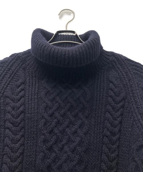 INVERALLAN（インバーアラン）INVERALLAN (インバーアラン) タートルネックニット ネイビー サイズ:-の古着・服飾アイテム