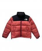 THE NORTH FACEザ ノース フェイス）の古着「ショートヌプシジャケット」｜ピンク×ブラック