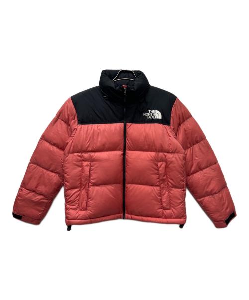 THE NORTH FACE（ザ ノース フェイス）THE NORTH FACE (ザ ノース フェイス) ショートヌプシジャケット ピンク×ブラック サイズ:Ｌの古着・服飾アイテム
