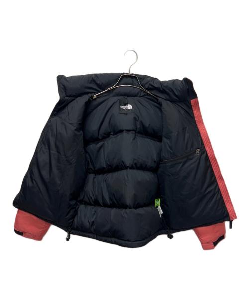 THE NORTH FACE（ザ ノース フェイス）THE NORTH FACE (ザ ノース フェイス) ショートヌプシジャケット ピンク×ブラック サイズ:Ｌの古着・服飾アイテム