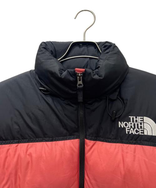 THE NORTH FACE（ザ ノース フェイス）THE NORTH FACE (ザ ノース フェイス) ショートヌプシジャケット ピンク×ブラック サイズ:Ｌの古着・服飾アイテム