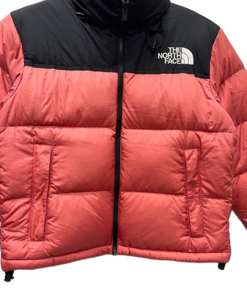 THE NORTH FACE（ザ ノース フェイス）THE NORTH FACE (ザ ノース フェイス) ショートヌプシジャケット ピンク×ブラック サイズ:Ｌの古着・服飾アイテム
