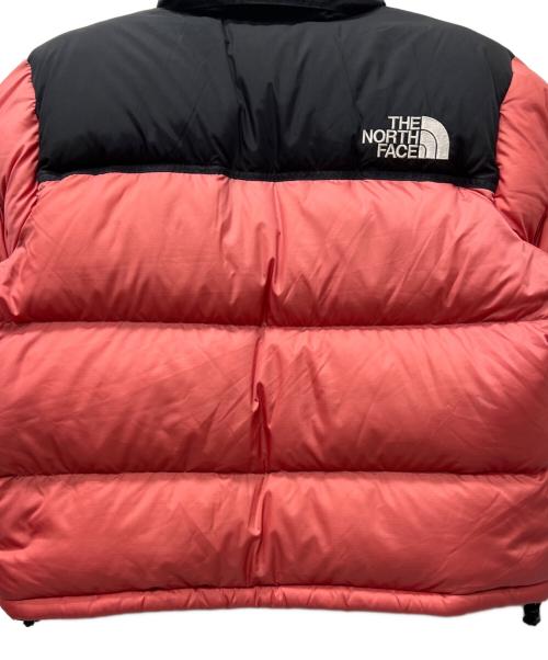 THE NORTH FACE（ザ ノース フェイス）THE NORTH FACE (ザ ノース フェイス) ショートヌプシジャケット ピンク×ブラック サイズ:Ｌの古着・服飾アイテム