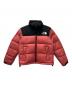 THE NORTH FACE（ザ ノース フェイス）の古着「ショートヌプシジャケット」｜ピンク×ブラック