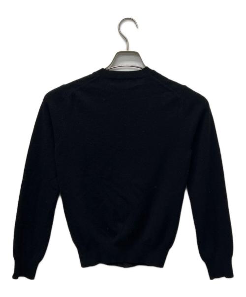 PLAY COMME des GARCONS（プレイコムデギャルソン）PLAY COMME des GARCONS (プレイコムデギャルソン) ハートロゴワッペンカーディガン ブラック サイズ:Ｓの古着・服飾アイテム