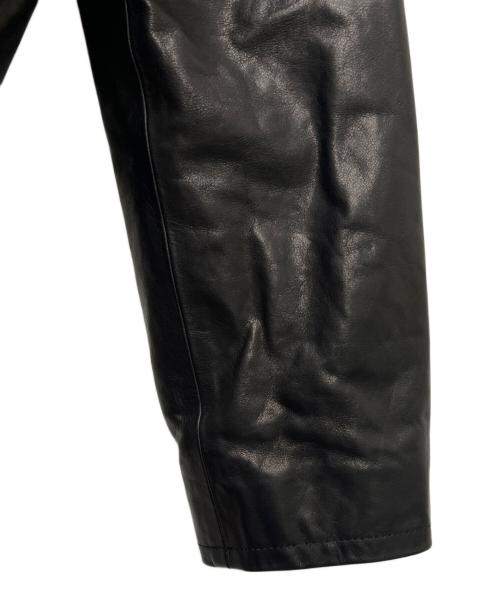 H BEAUTY&YOUTH（エイチ ビューティー&ユース）H BEAUTY&YOUTH (エイチ ビューティー&ユース) COW LEATHER ZIP JACKET  ブラック サイズ:Ｓの古着・服飾アイテム