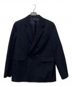 LOEFFロエフ）の古着「ウールギャバ ブレザー ジャケット」｜ネイビー