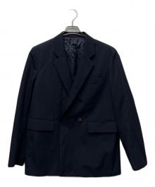 LOEFF（ロエフ）の古着「ウールギャバ ブレザー ジャケット」｜ネイビー