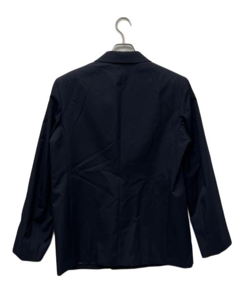 LOEFF（ロエフ）LOEFF (ロエフ) ウールギャバ ブレザー ジャケット ネイビー サイズ:１の古着・服飾アイテム