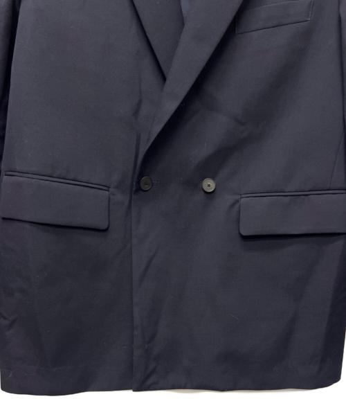 LOEFF（ロエフ）LOEFF (ロエフ) ウールギャバ ブレザー ジャケット ネイビー サイズ:１の古着・服飾アイテム