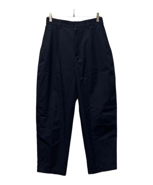 LOEFF（ロエフ）LOEFF (ロエフ) ウールギャバボンタントラウザーパンツ ネイビー サイズ:２の古着・服飾アイテム
