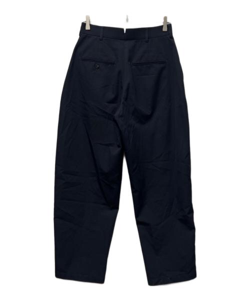 LOEFF（ロエフ）LOEFF (ロエフ) ウールギャバボンタントラウザーパンツ ネイビー サイズ:２の古着・服飾アイテム