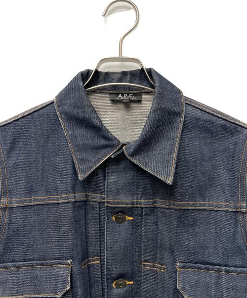 A.P.C.（アーペーセー）A.P.C. (アーペーセー) 2ndデニムジャケット インディゴ サイズ:XXSの古着・服飾アイテム
