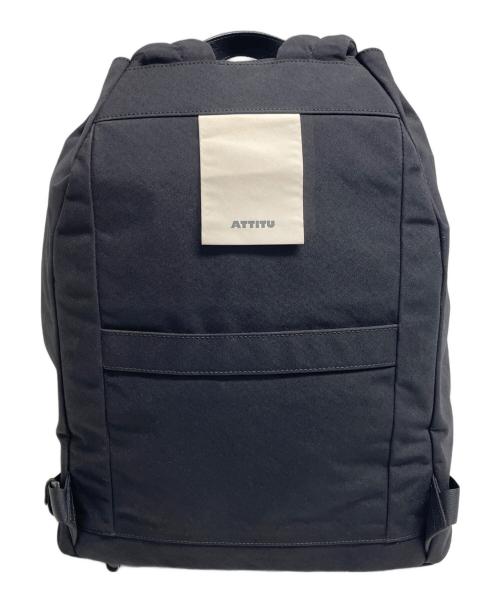 ATTITU（アティテュ）ATTITU (アティテュ) NYLON BACKPACK DS ブラックの古着・服飾アイテム