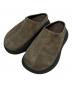 CLANE（クラネ）の古着「SUEDE PUFF SLIPONS」｜グレー×ブラック