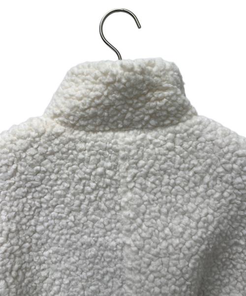 CLANE（クラネ）CLANE (クラネ) バルーンボアブルゾン ホワイト サイズ:１の古着・服飾アイテム