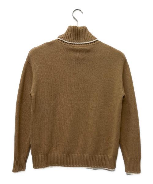 COACH（コーチ）COACH (コーチ) オーバーサイズドホース&キャリッジタートルネック ベージュ サイズ:ＸＳの古着・服飾アイテム