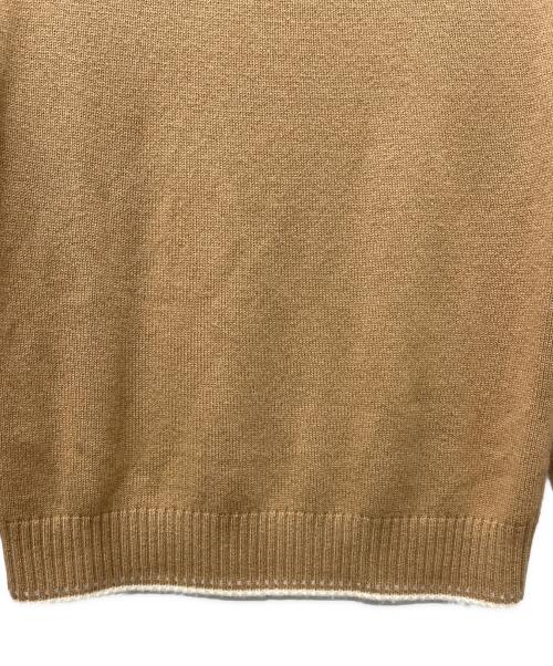 COACH（コーチ）COACH (コーチ) オーバーサイズドホース&キャリッジタートルネック ベージュ サイズ:ＸＳの古着・服飾アイテム