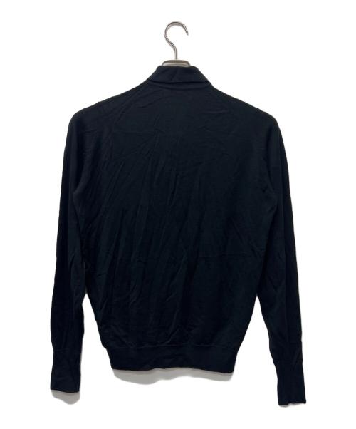 JOHN SMEDLEY（ジョンスメドレー）JOHN SMEDLEY (ジョンスメドレー) ニットポロシャツ ブラック サイズ:Ｍの古着・服飾アイテム
