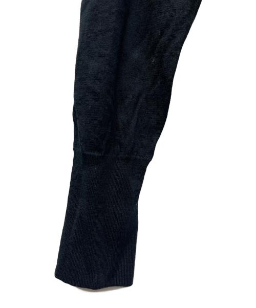 JOHN SMEDLEY（ジョンスメドレー）JOHN SMEDLEY (ジョンスメドレー) ニットポロシャツ ブラック サイズ:Ｍの古着・服飾アイテム