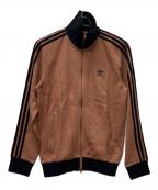 adidas Originalsアディダスオリジナル）の古着「アディカラー クラシック ワッフル ベッケンバウアー トラックジャケット」｜ピンク×ブラック