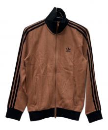 adidas Originals（アディダスオリジナル）の古着「アディカラー クラシック ワッフル ベッケンバウアー トラックジャケット」｜ピンク×ブラック