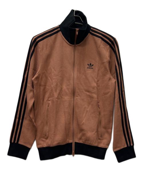 adidas Originals（アディダスオリジナル）adidas originals (アディダスオリジナル) アディカラー クラシック ワッフル ベッケンバウアー トラックジャケット ピンク×ブラック サイズ:Ｌの古着・服飾アイテム