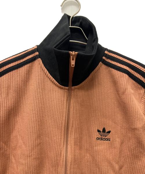 adidas Originals（アディダスオリジナル）adidas originals (アディダスオリジナル) アディカラー クラシック ワッフル ベッケンバウアー トラックジャケット ピンク×ブラック サイズ:Ｌの古着・服飾アイテム