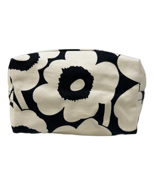marimekko（マリメッコ）marimekko (マリメッコ) トートバッグ　marimekko（マリメッコ）　Mono Mini Tote ブラック×アイボリーの古着・服飾アイテム