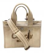 COACHコーチ）の古着「2WAYバッグ　COACH（コーチ）　カーゴ トート 26」｜ベージュ