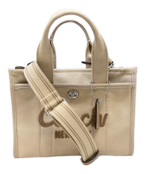 COACH（コーチ）COACH (コーチ) 2WAYバッグ　COACH（コーチ）　カーゴ トート 26 ベージュの古着・服飾アイテム