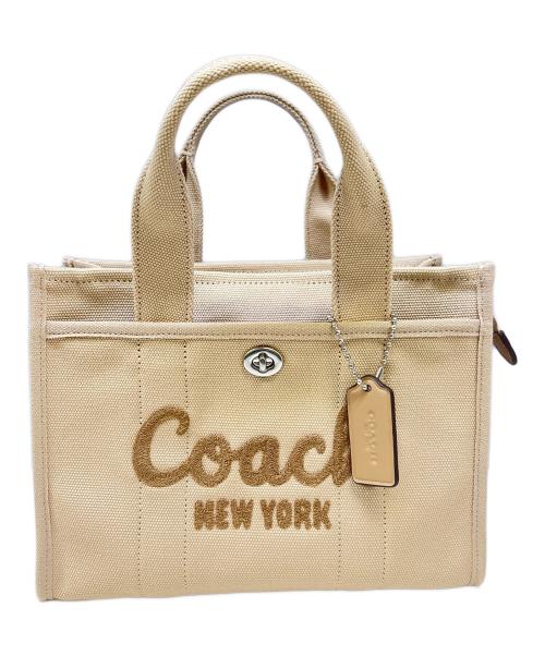 COACH（コーチ）COACH (コーチ) 2WAYバッグ　COACH（コーチ）　カーゴ トート 26 ベージュの古着・服飾アイテム
