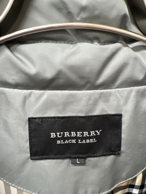 BURBERRY BLACK LABEL（バーバリーブラックレーベル）BURBERRY BLACK LABEL (バーバリーブラックレーベル) ダウンジャケット オリーブ サイズ:Ｌの古着・服飾アイテム