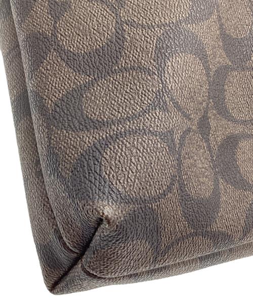 COACH（コーチ）COACH (コーチ) ショルダーバッグ ブラウン×ショッキングピンクの古着・服飾アイテム