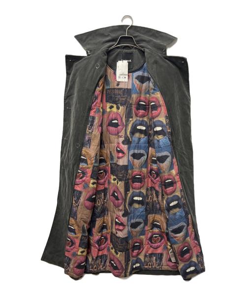 Desigual（デシグアル）Desigual (デシグアル) ライナー付トレンチコート グレー サイズ:Ｍの古着・服飾アイテム