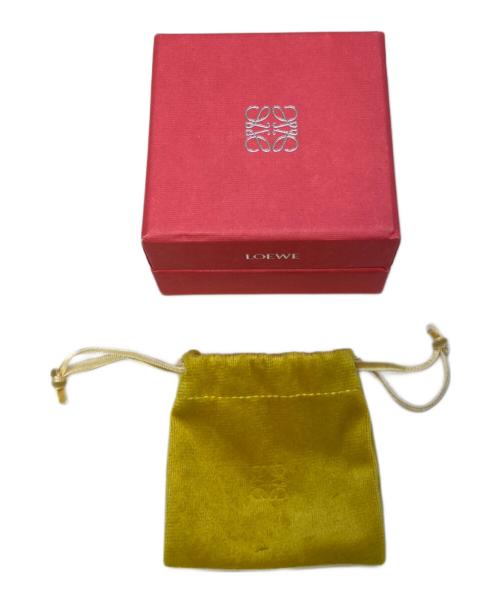 LOEWE（ロエベ）LOEWE (ロエベ) フープピアス  ナパツイスト シルバーの古着・服飾アイテム