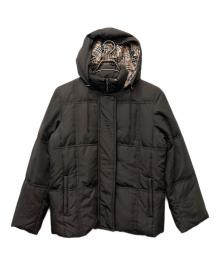 BURBERRY LONDON（バーバリーロンドン）の古着「フーデッドダウンジャケット」｜ブラウン